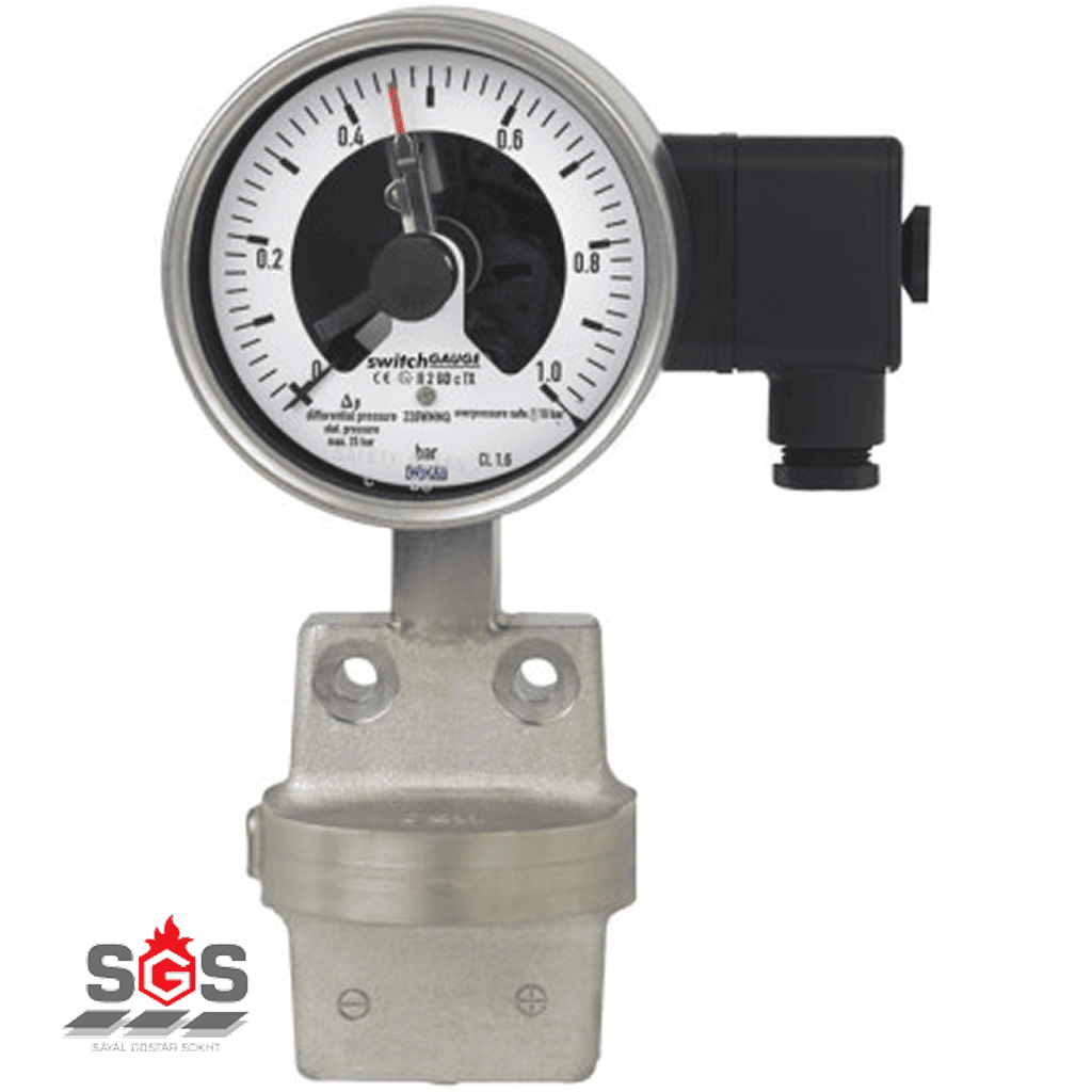 گیج اختلاف فشار سوئیچ دار ویکا DPGS43