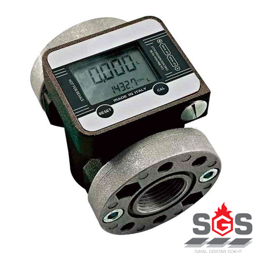 خرید لیتر شمار دیجیتال چرخ دنده سوخت گازوئیل و روغن SGS مدل FM-66
